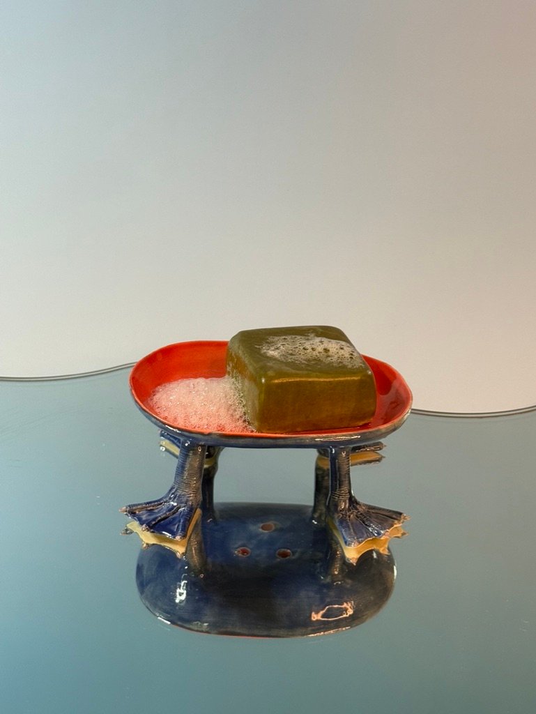 Dans la salle de bain