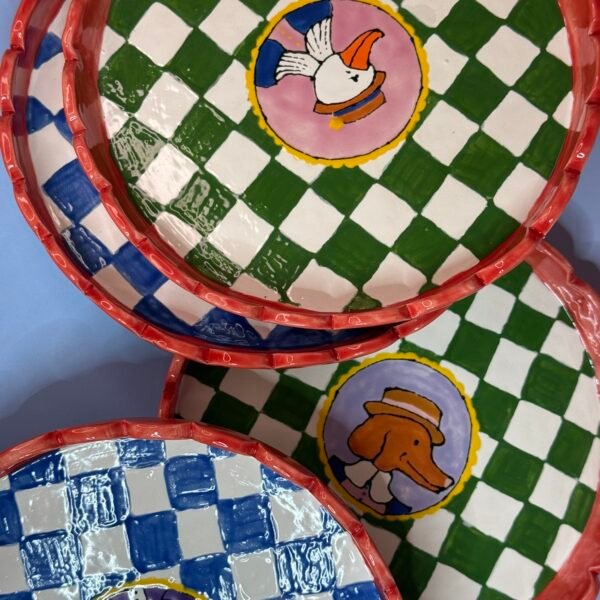 Set d'assiettes Mr & Mme Coin-Coin