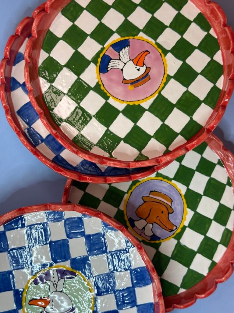 Set d'assiettes Mr & Mme Coin-Coin