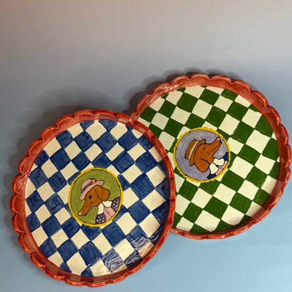 Set d'assiettes Mr & Mme Teckel